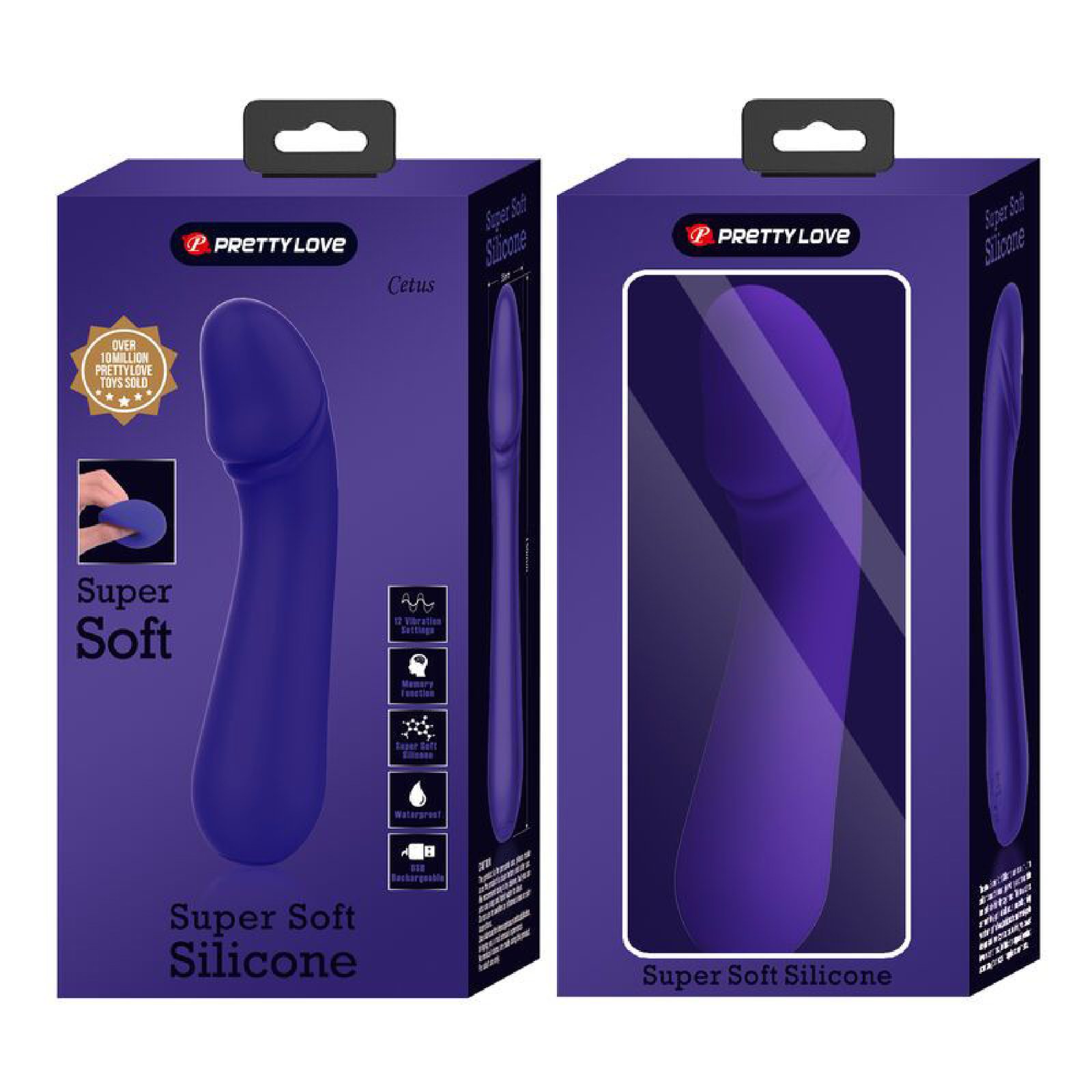 Cetus Rechargeable Vibrator - Purple - Image 4