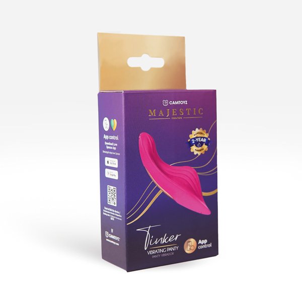 Panty Vibrator Tinker Majestic App Based - Pink - Image 4