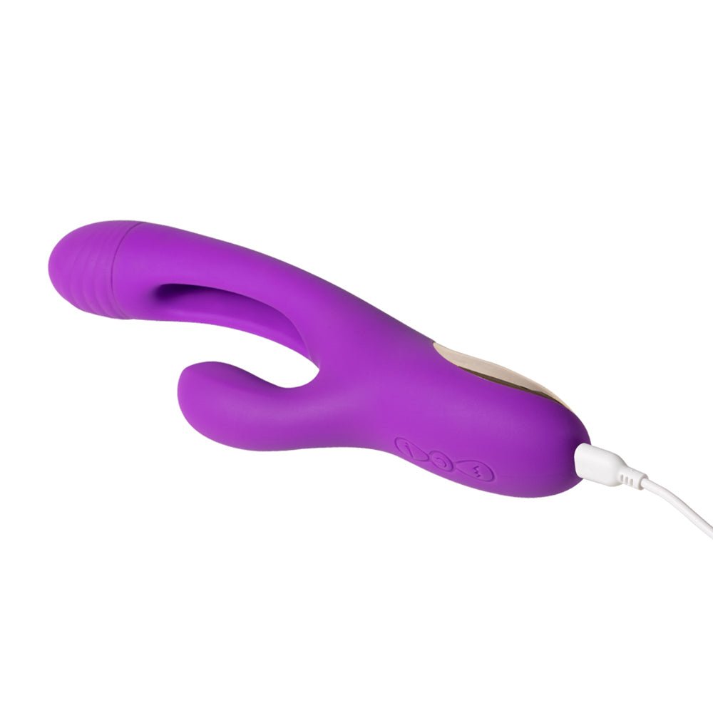 Bora - Rabbit Tapping G-Spot Vibrator - Purple - Image 4