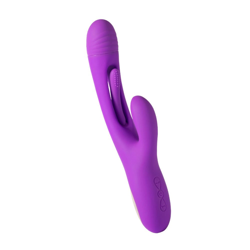 Bora - Rabbit Tapping G-Spot Vibrator - Purple - Image 3